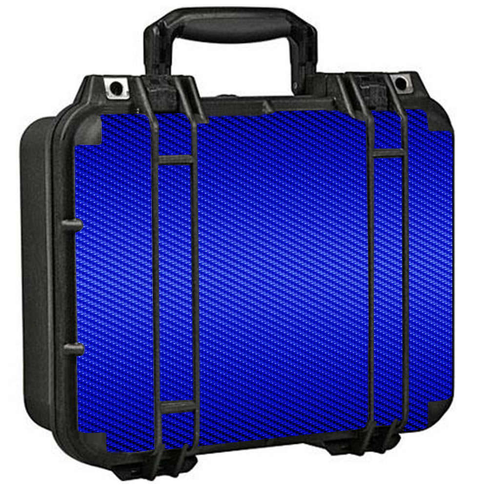  Blue Carbon Fiber Graphite Pelican Case 1400 Skin