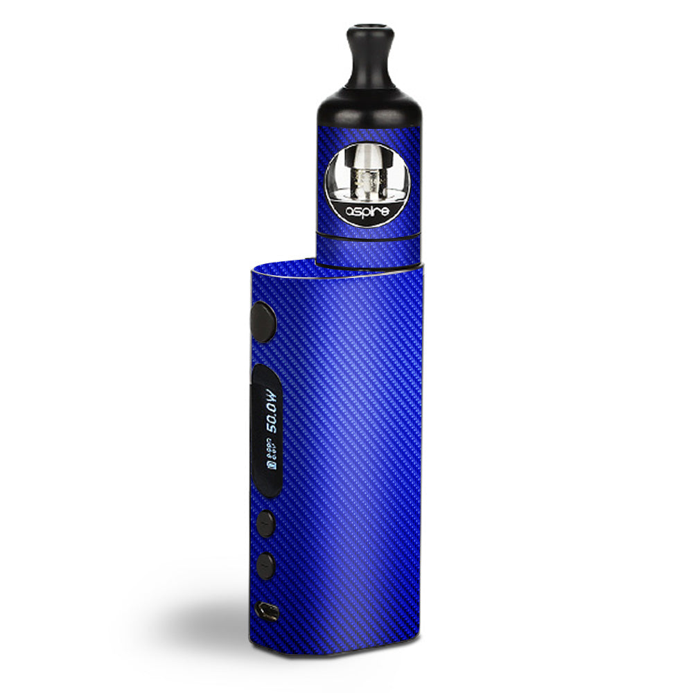  Blue Carbon Fiber Graphite Aspire Zelos  Skin