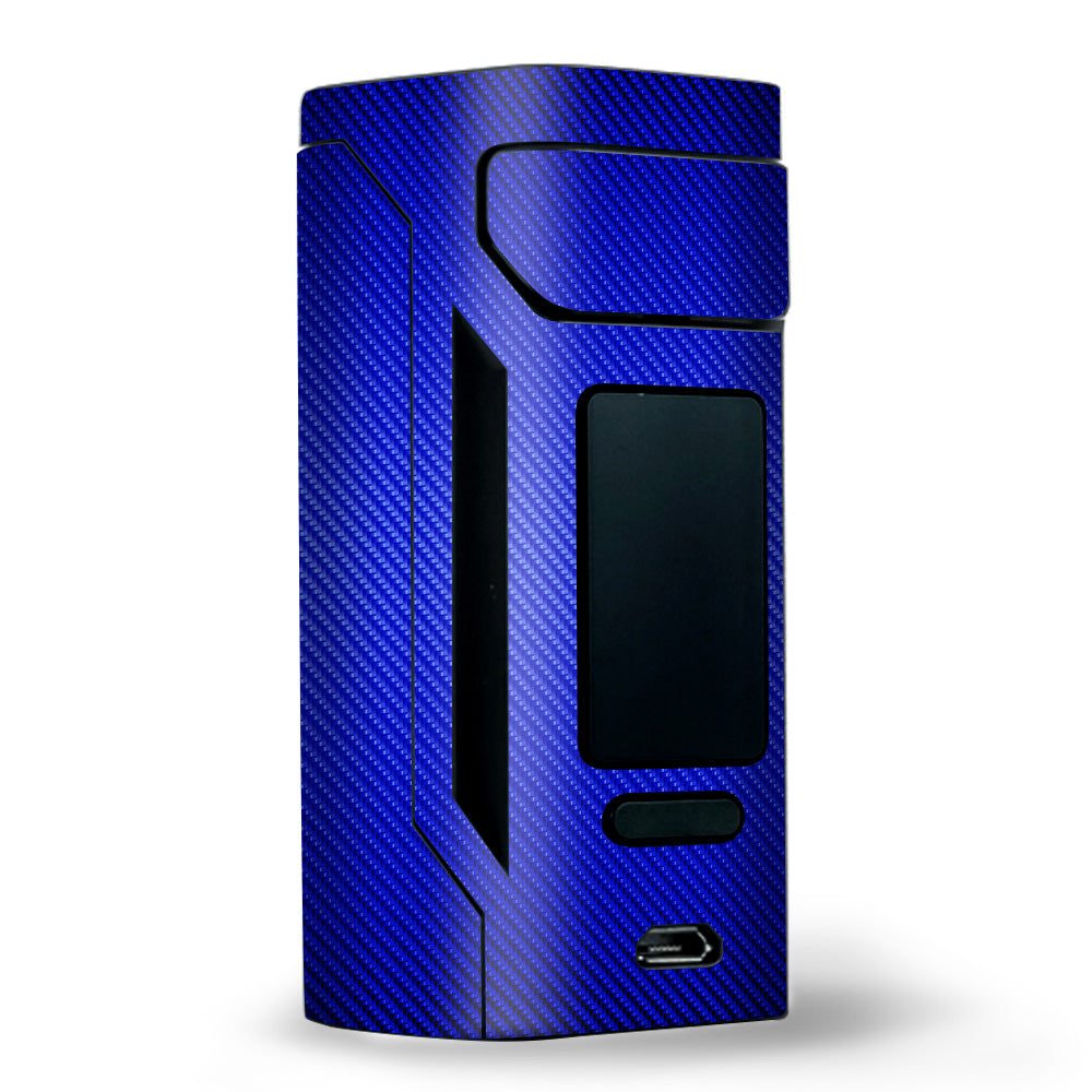  Blue Carbon Fiber Graphite Wismec RX2 20700 Skin
