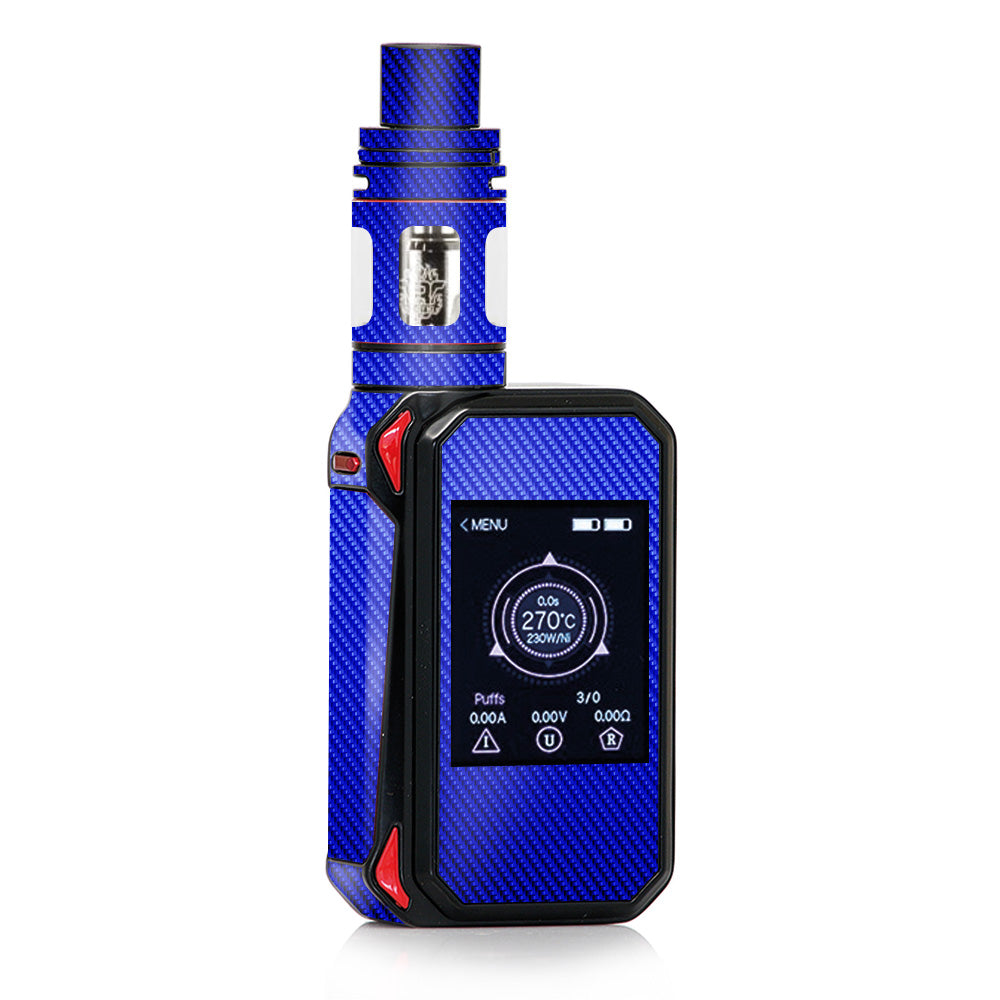  Blue Carbon Fiber Graphite Smok G-priv 2 Skin