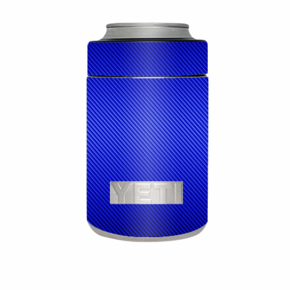  Blue Carbon Fiber Graphite Yeti Rambler Colster Skin