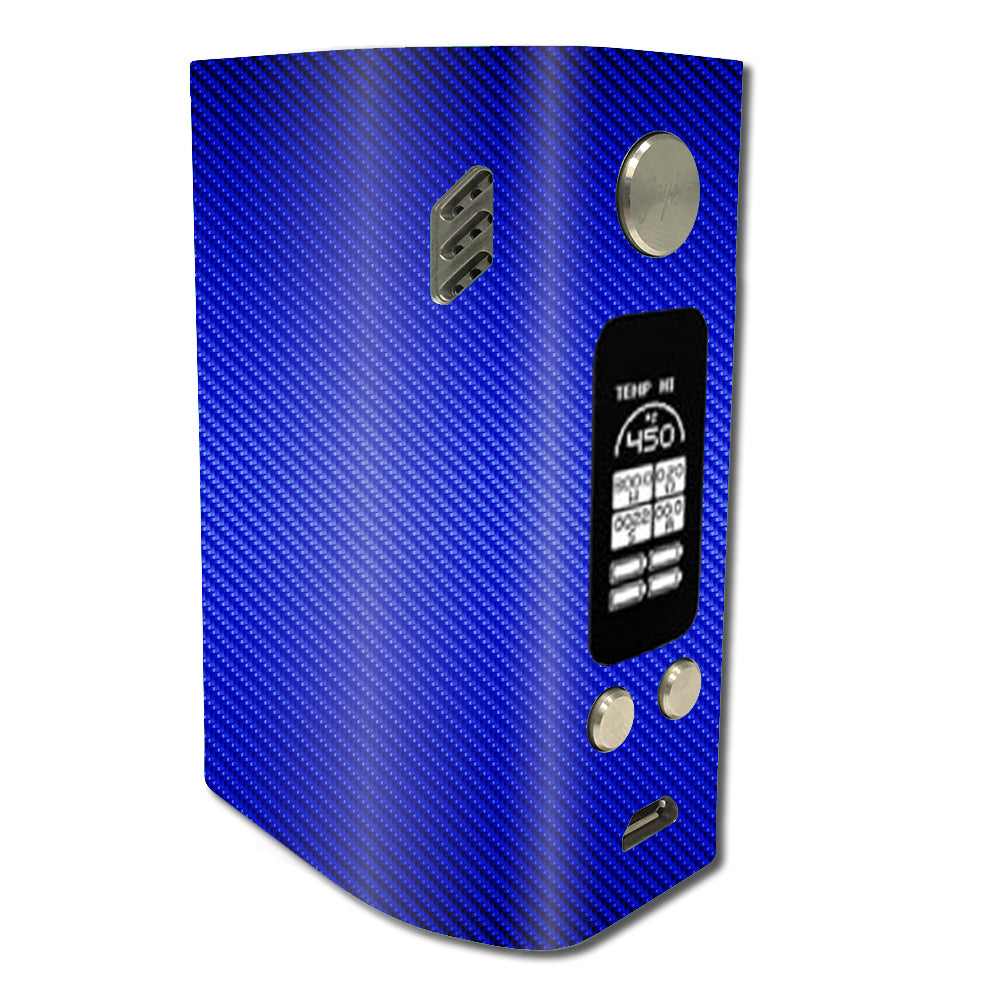 Blue Carbon Fiber Graphite Wismec Reuleaux RX300 Skin Blue Carbon Fiber Graphite Wismec Reuleaux RX300 Skin