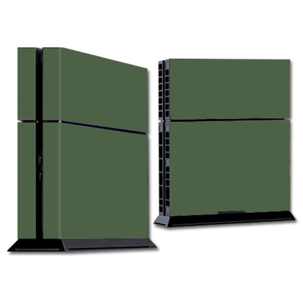  Solid Olive Green Sony Playstation PS4 Skin