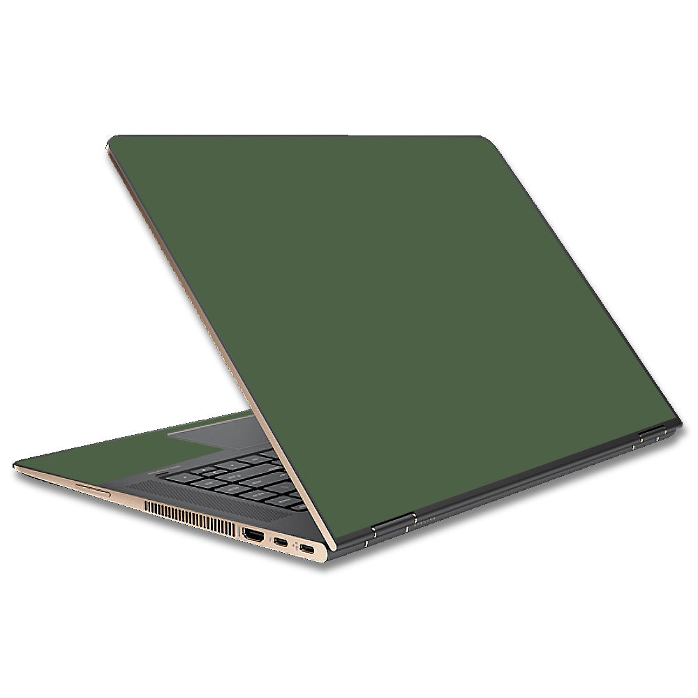  Solid Olive Green HP Spectre x360 15t Skin