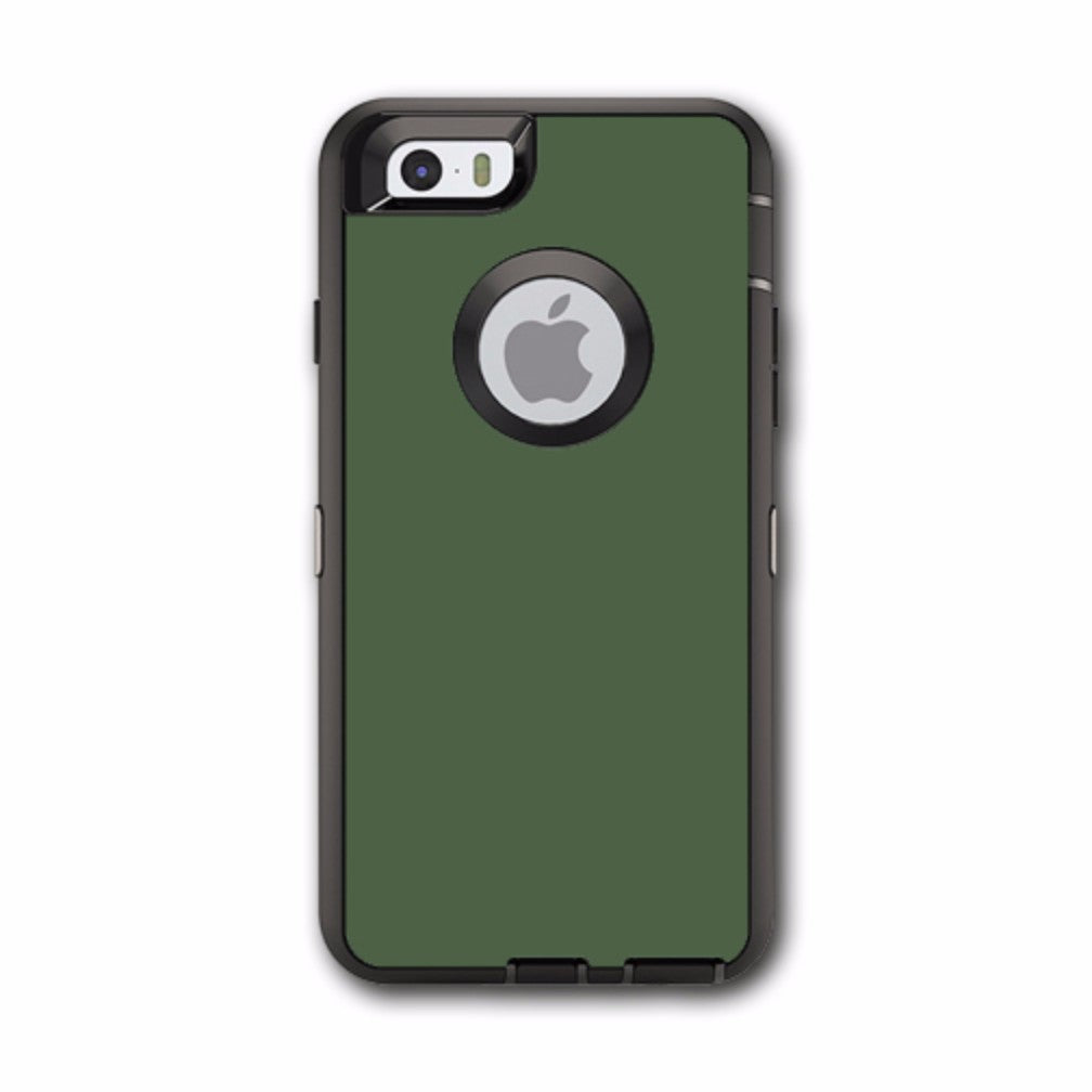  Solid Olive Green Otterbox Defender iPhone 6 Skin