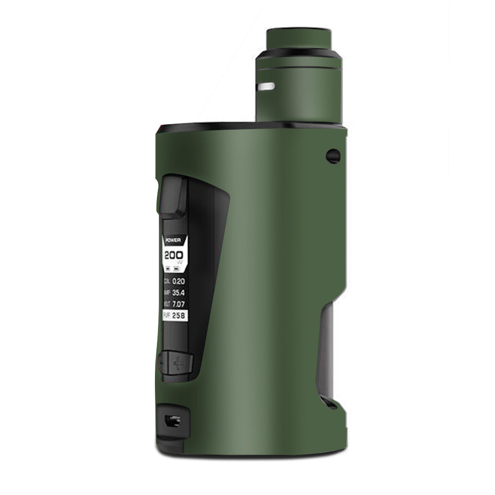  Solid Olive Green G Box Squonk Geek Vape Skin