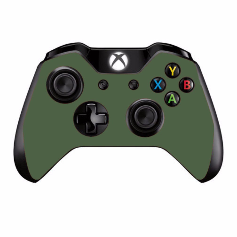  Solid Olive Green Microsoft Xbox One Controller Skin