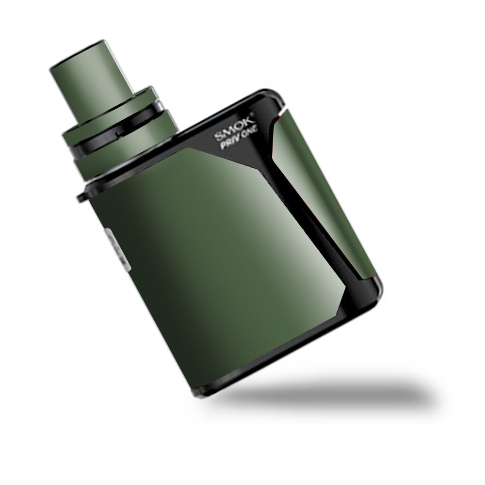  Solid Olive Green Smok Priv One Skin