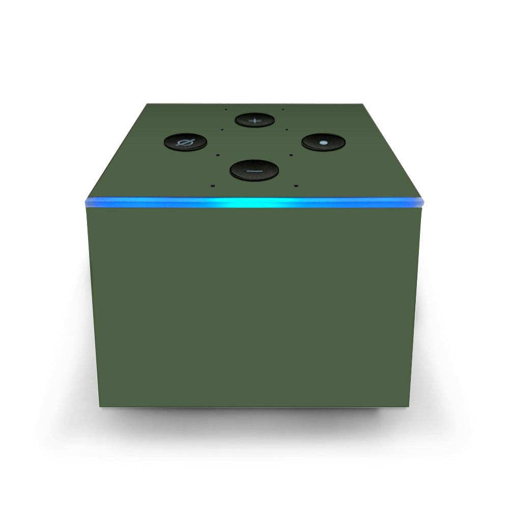  Solid Olive Green Amazon Fire TV Cube Skin