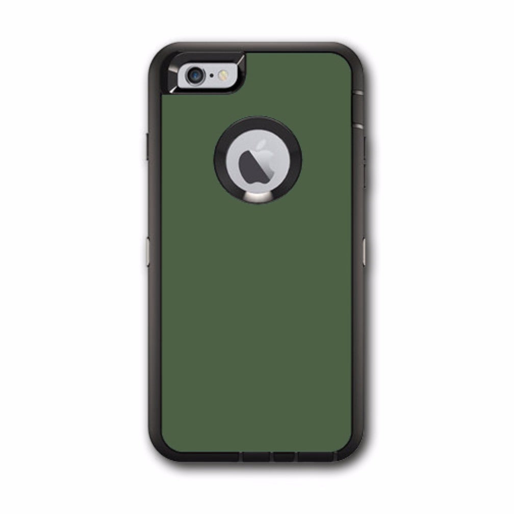  Solid Olive Green Otterbox Defender iPhone 6 PLUS Skin