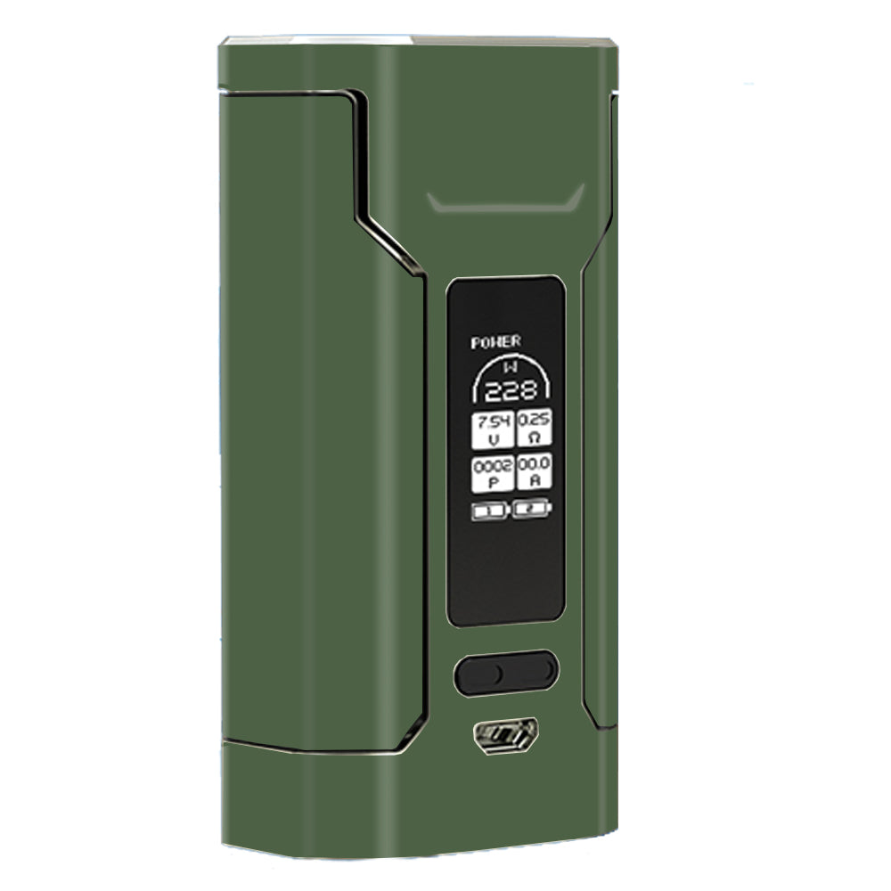  Solid Olive Green Wismec Predator 228 Skin