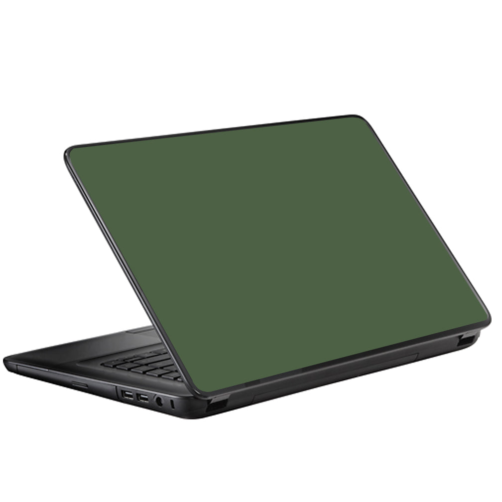  Solid Olive Green Universal 13 to 16 inch wide laptop Skin