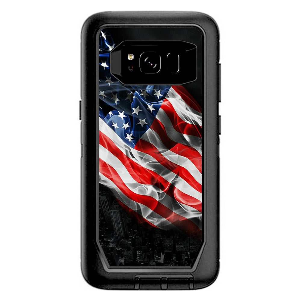  American Flag Waving Otterbox Defender Samsung Galaxy S8 Skin