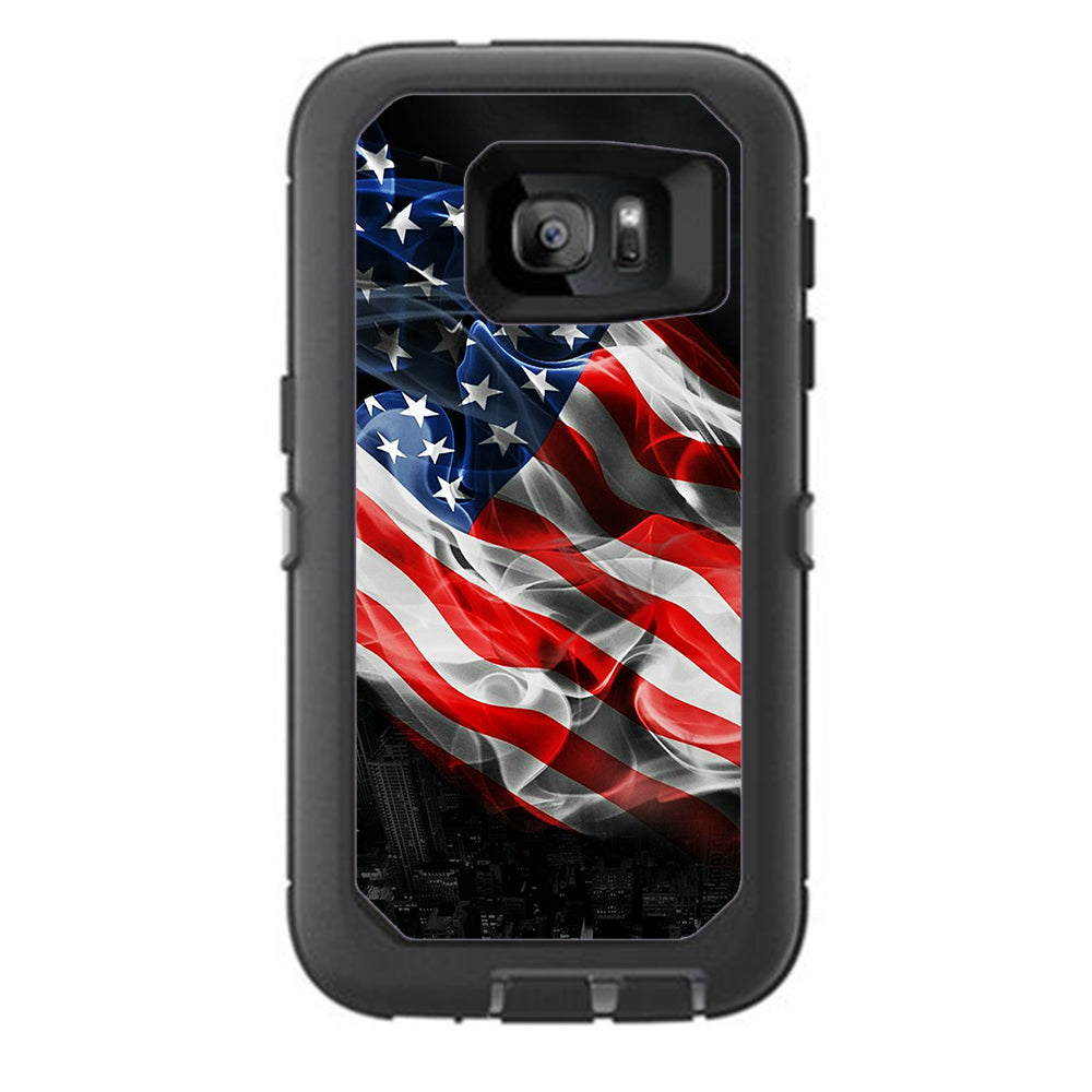  American Flag Waving Otterbox Defender Samsung Galaxy S7 Skin