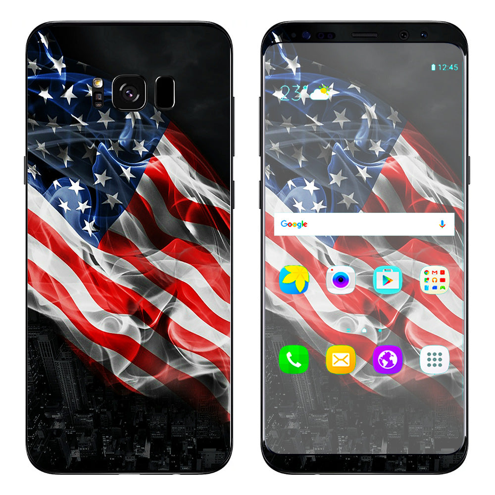  American Flag Waving Samsung Galaxy S8 Skin