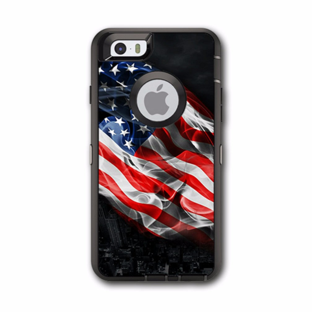  American Flag Waving Otterbox Defender iPhone 6 Skin