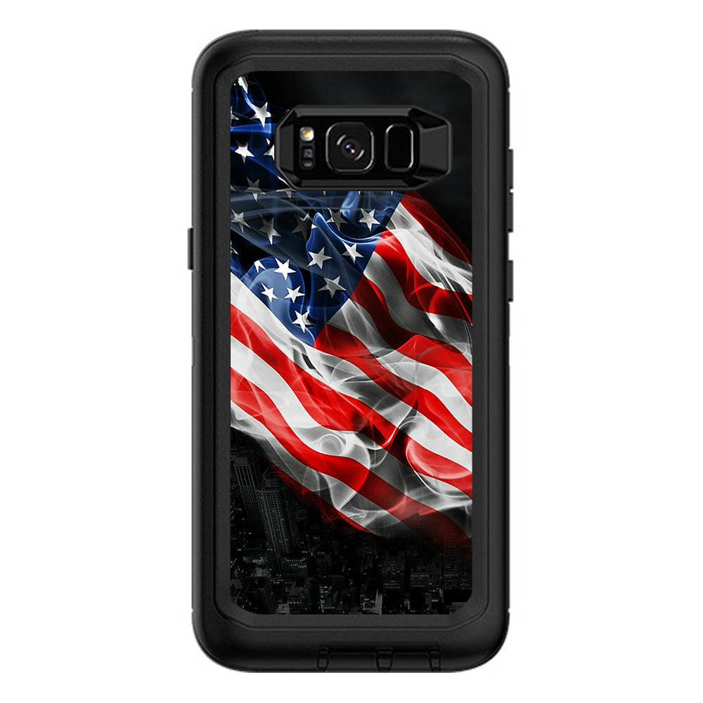  American Flag Waving Otterbox Defender Samsung Galaxy S8 Plus Skin