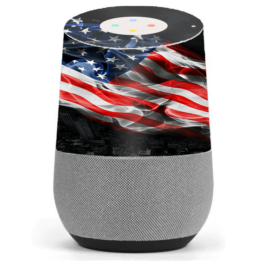  American Flag Waving Google Home Skin