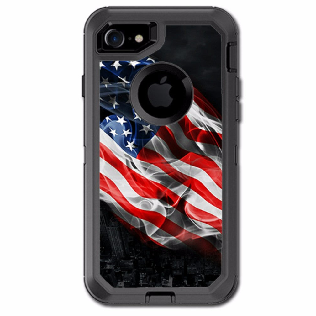  American Flag Waving Otterbox Defender iPhone 7 or iPhone 8 Skin