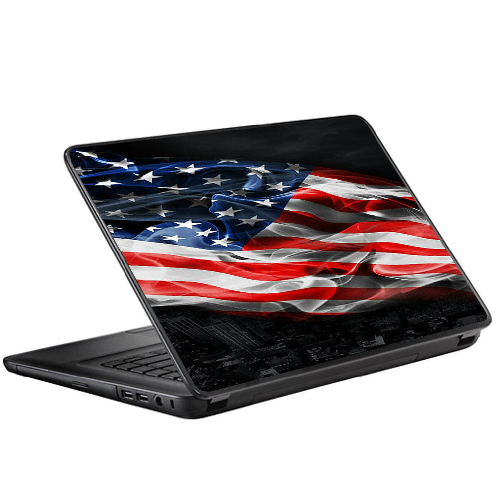  American Flag Waving Universal 13 to 16 inch wide laptop Skin