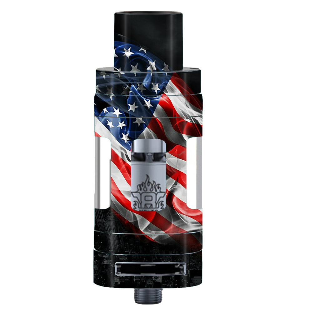  American Flag Waving Smok TFV8 Tank Skin