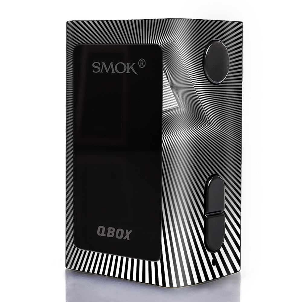  Abstract Lines And Square Smok Q-Box Skin
