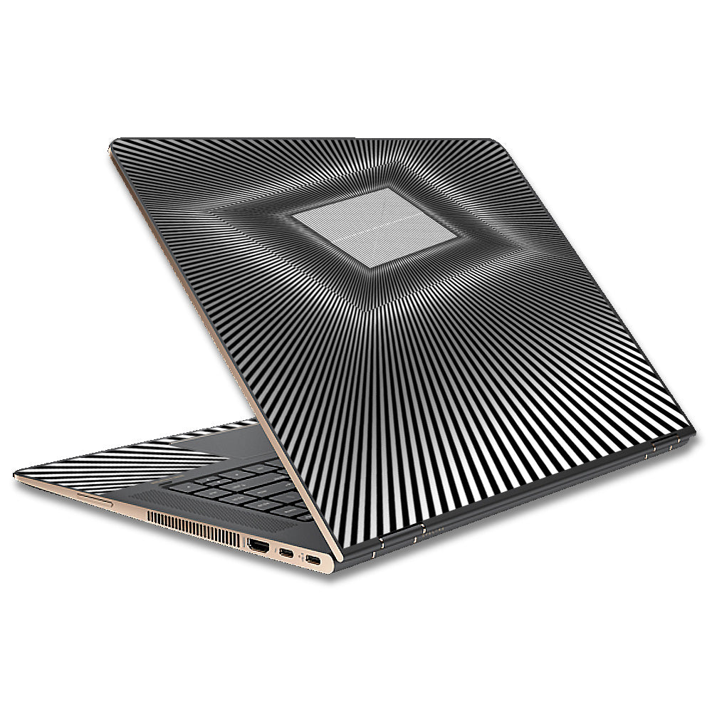  Abstract Lines And Square HP Spectre x360 13t Skin
