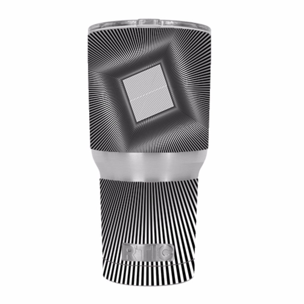  Abstract Lines And Square RTIC 30oz Tumbler Skin
