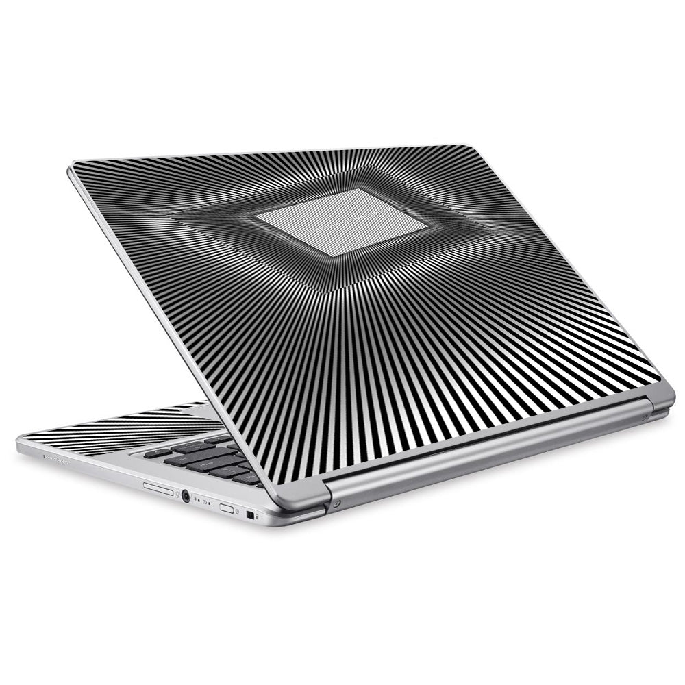  Abstract Lines And Square Acer Chromebook R13 Skin