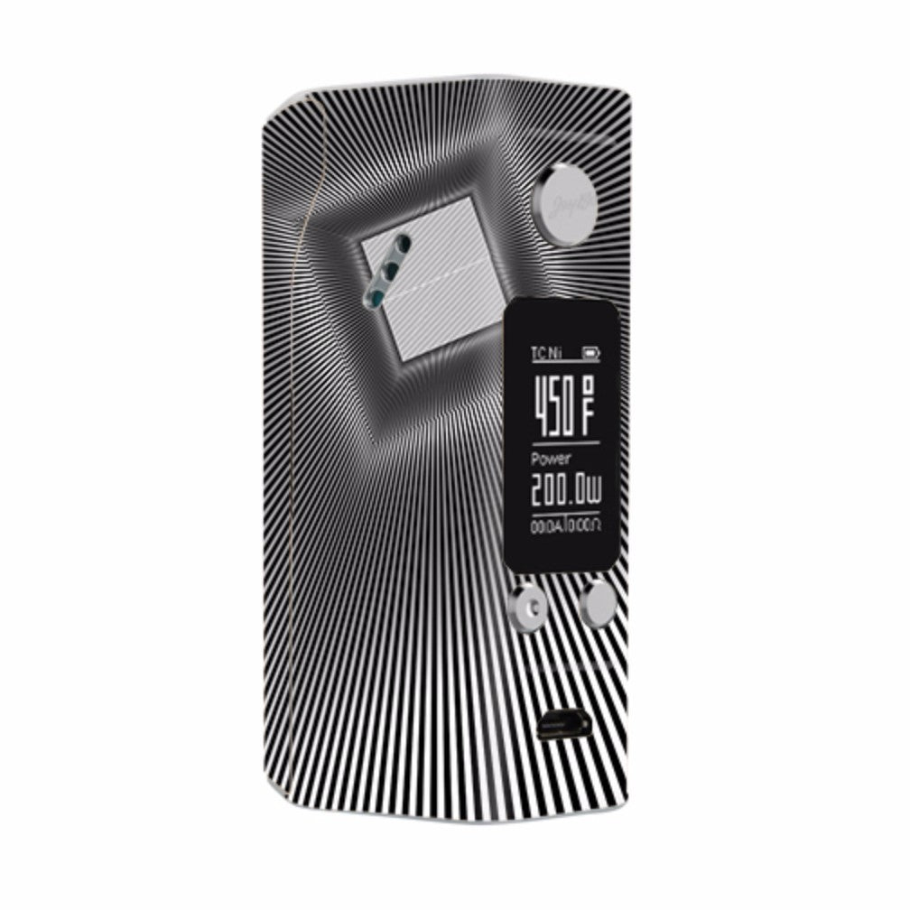  Abstract Lines And Square Wismec Reuleaux RX200S Skin