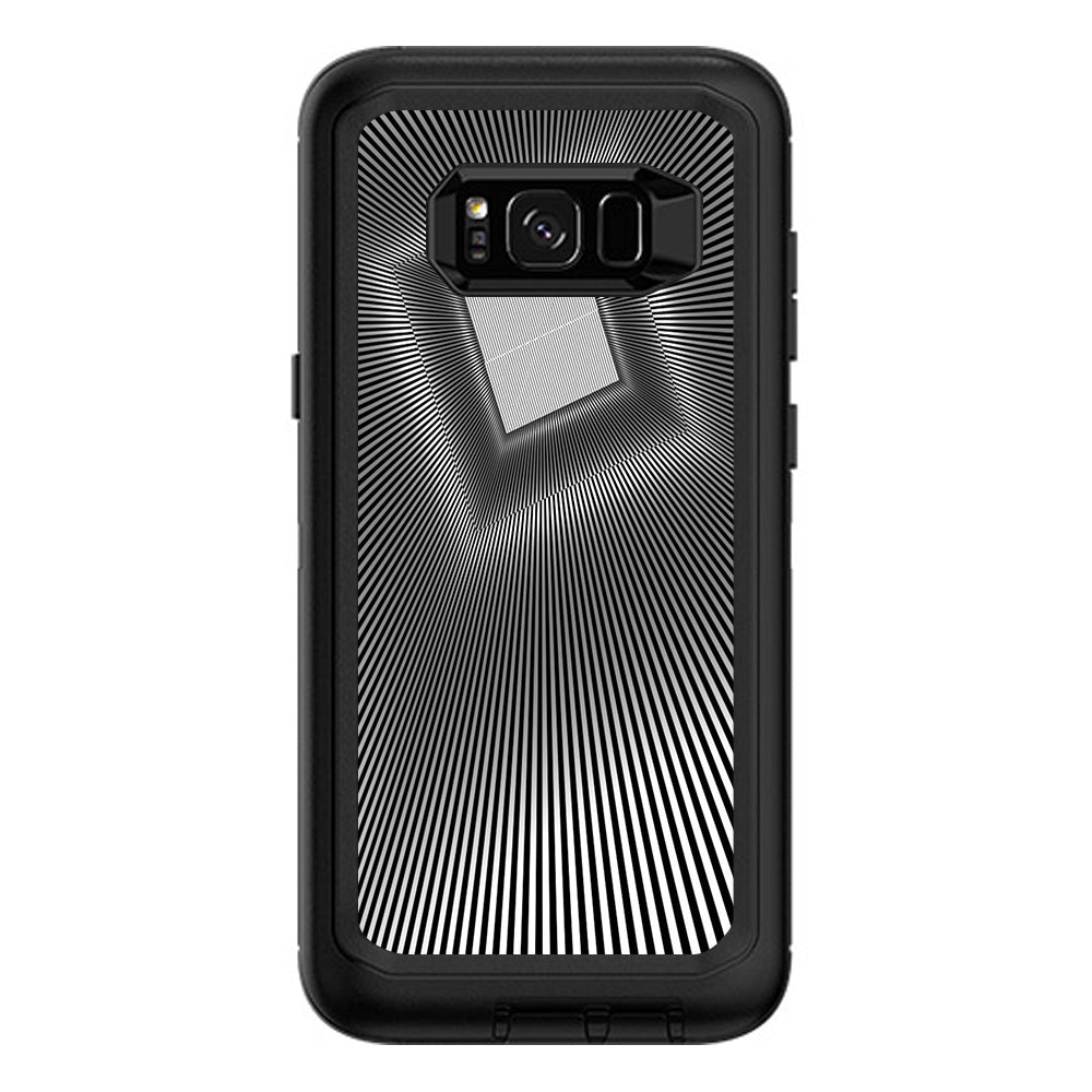  Abstract Lines And Square Otterbox Defender Samsung Galaxy S8 Plus Skin