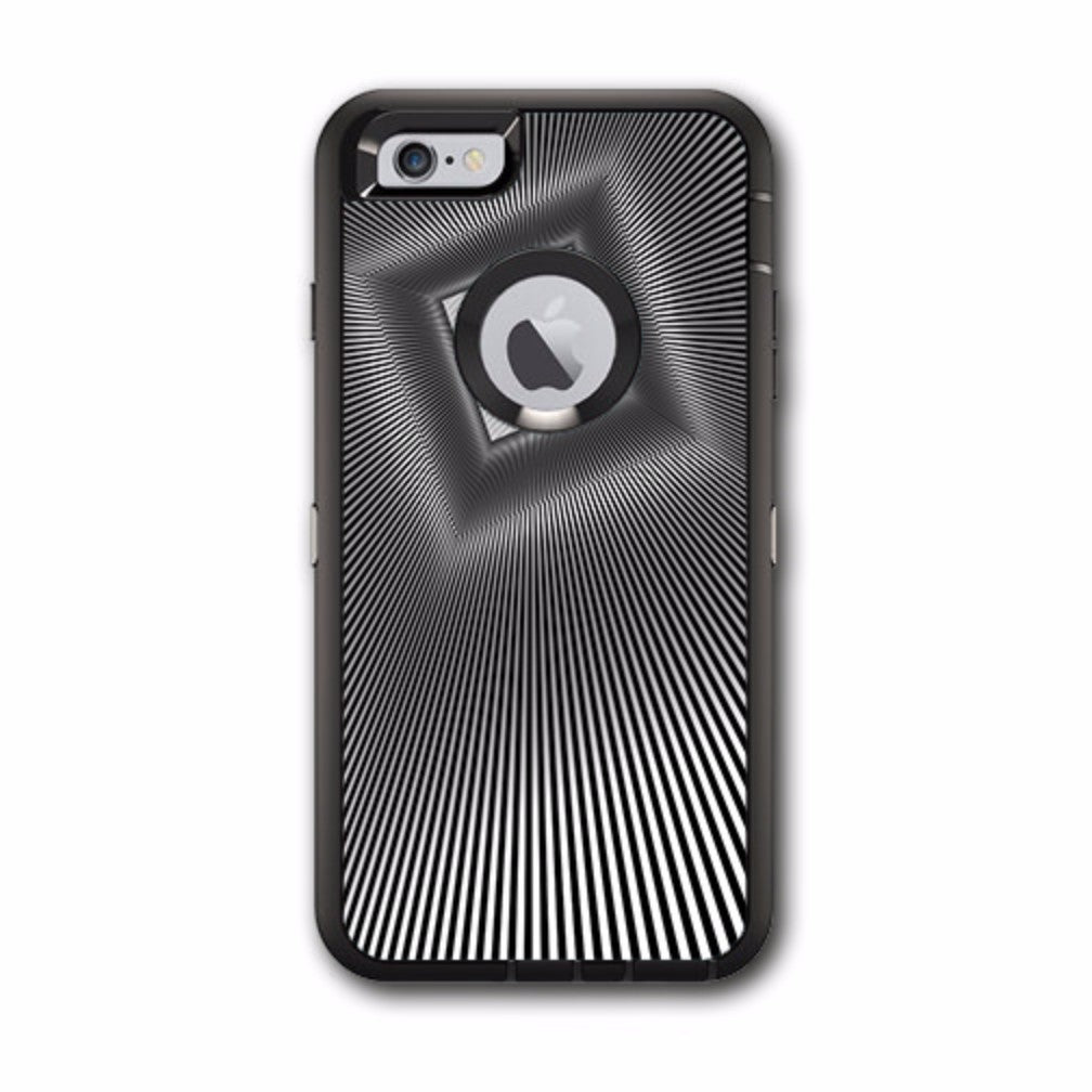  Abstract Lines And Square Otterbox Defender iPhone 6 PLUS Skin
