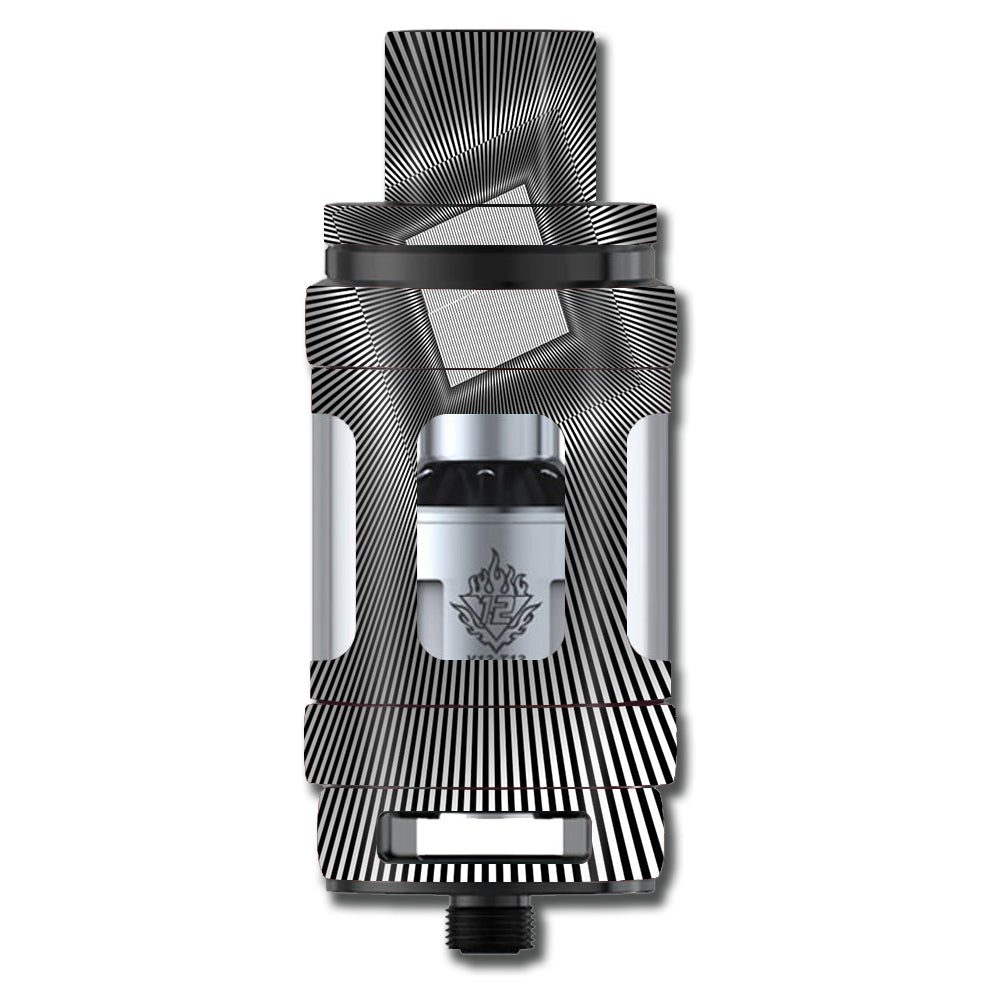  Abstract Lines And Square Smok TFV12 Tank Skin