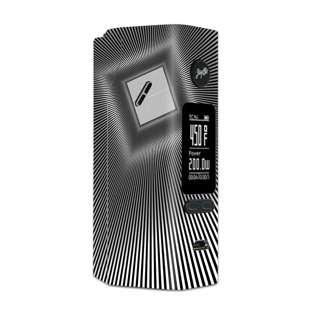  Abstract Lines And Square Wismec Reuleaux RX 2/3 combo kit Skin