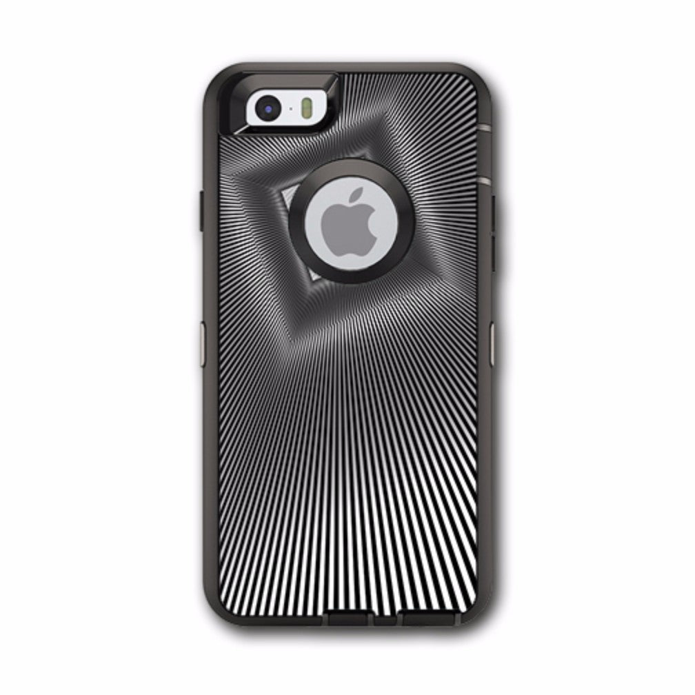  Abstract Lines And Square Otterbox Defender iPhone 6 Skin