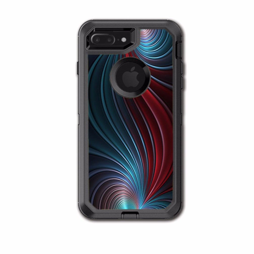  Colorful Swirl Otterbox Defender iPhone 7+ Plus or iPhone 8+ Plus Skin