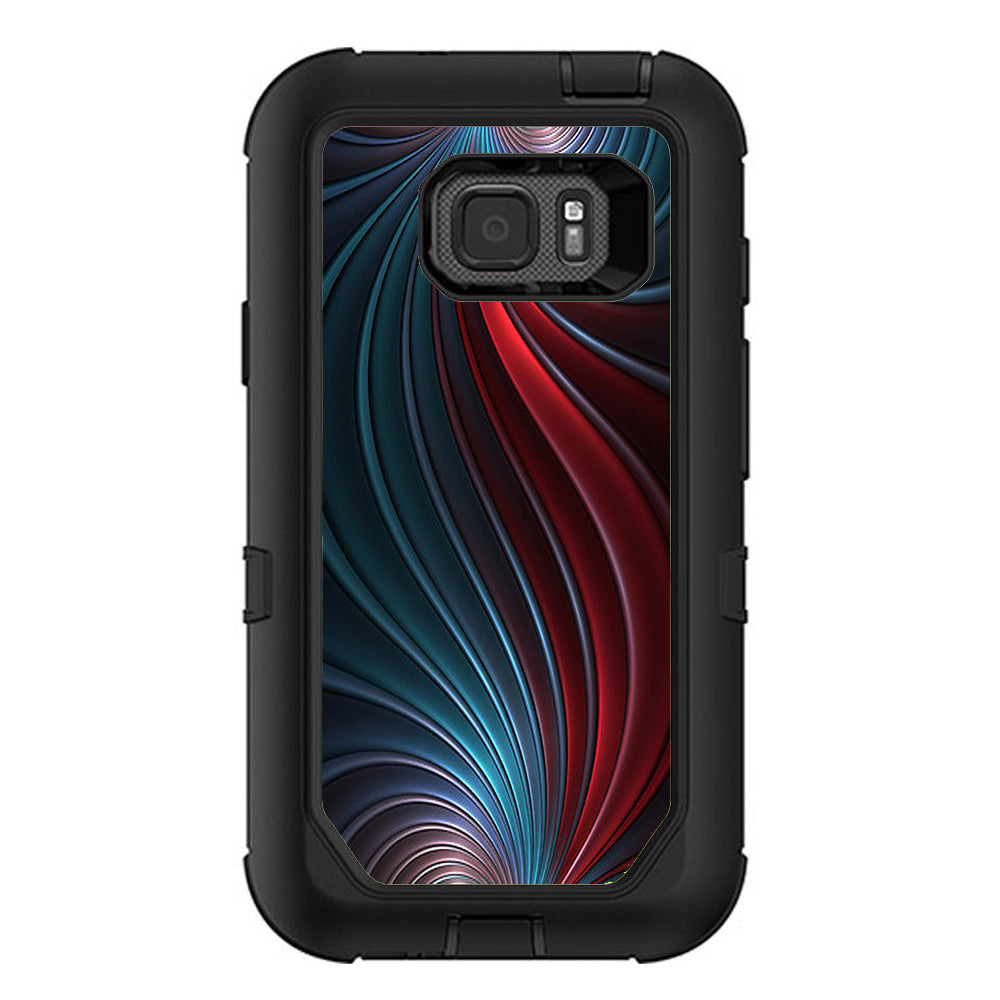  Colorful Swirl Otterbox Defender Samsung Galaxy S7 Active Skin