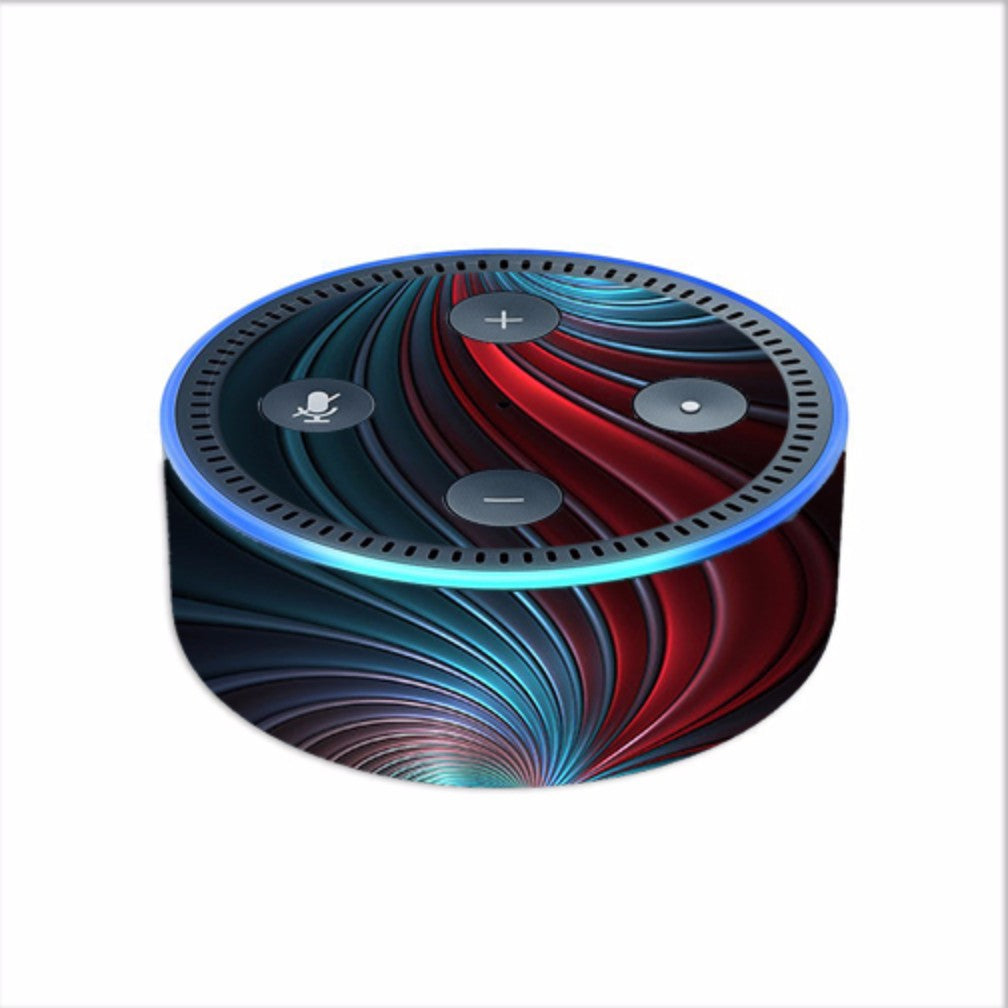  Colorful Swirl Amazon Echo Dot 2nd Gen Skin