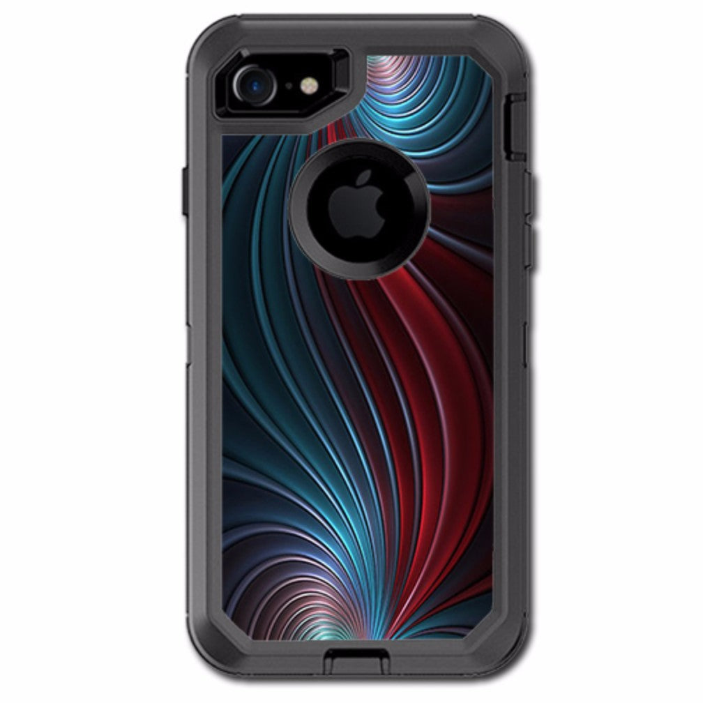  Colorful Swirl Otterbox Defender iPhone 7 or iPhone 8 Skin