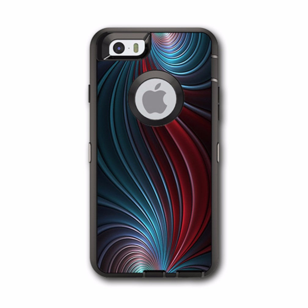  Colorful Swirl Otterbox Defender iPhone 6 Skin