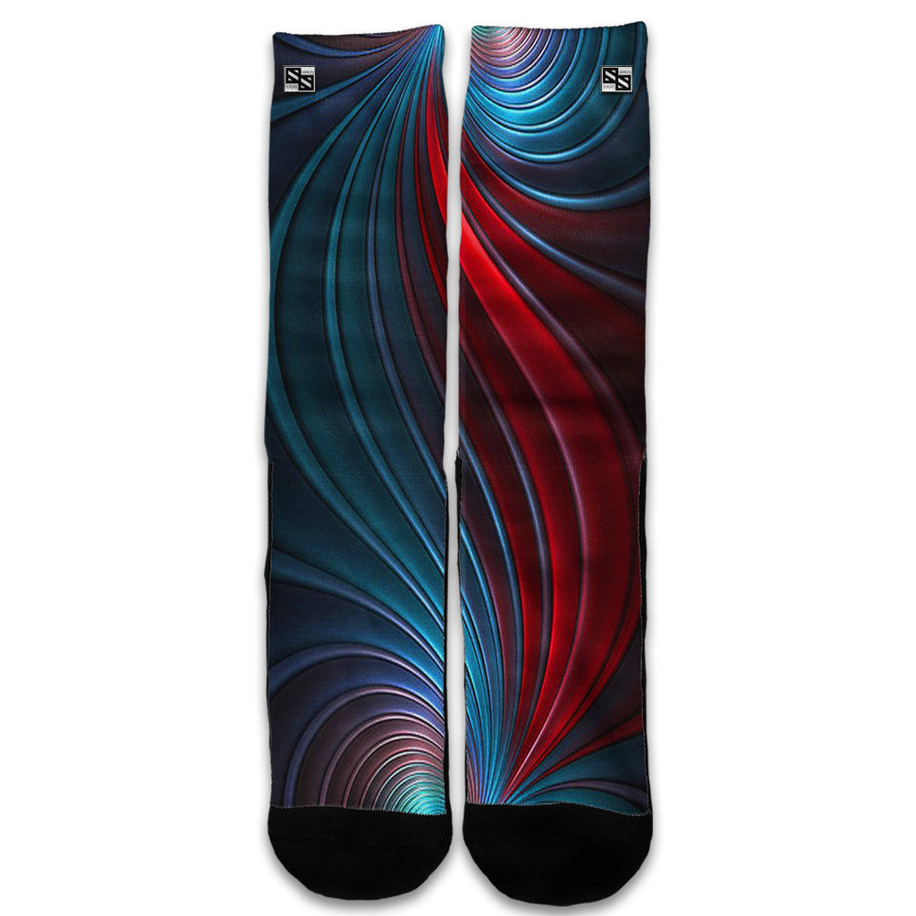  Colorful Swirl Universal Socks