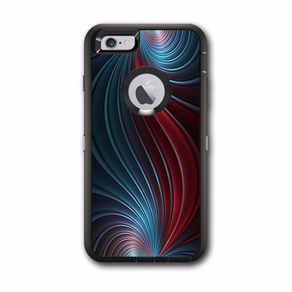  Colorful Swirl Otterbox Defender iPhone 6 PLUS Skin