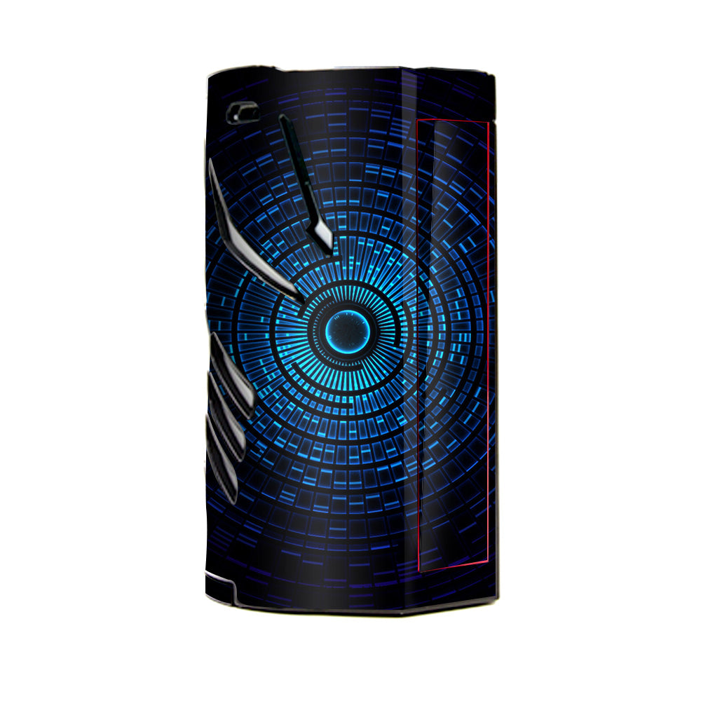  Abstract Blue Vortex T-Priv 3 Smok Skin