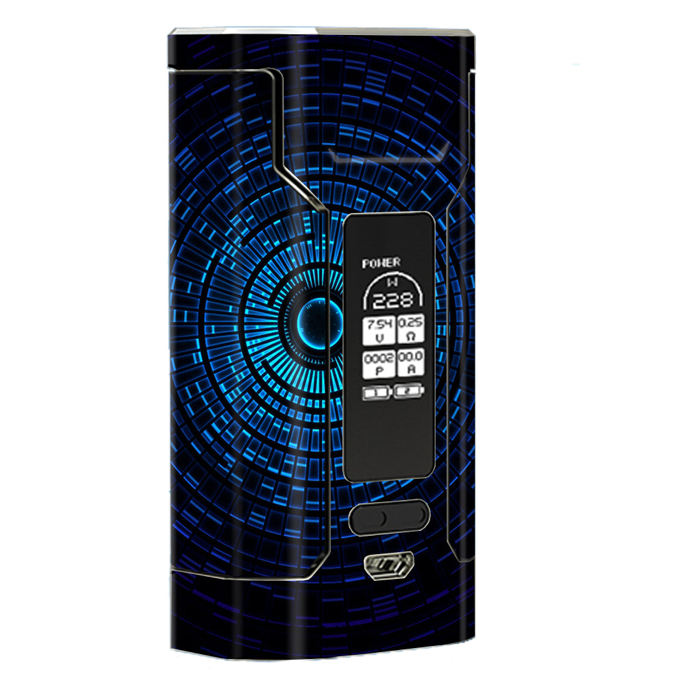  Abstract Blue Vortex Wismec Predator 228 Skin