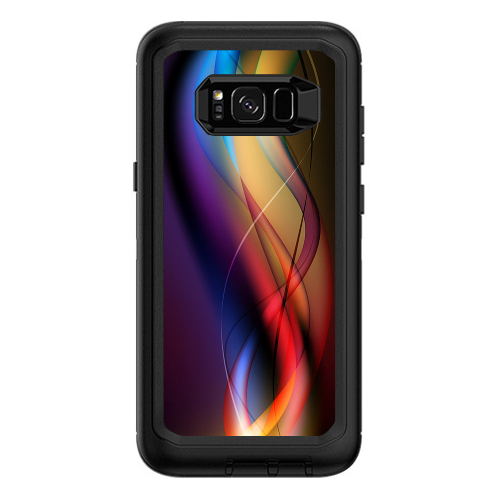  Smoke Faded Lines Otterbox Defender Samsung Galaxy S8 Plus Skin