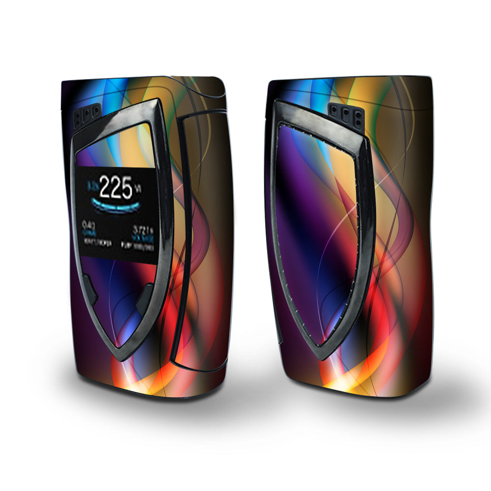 Skin Decal Vinyl Wrap for Smok Devilkin Kit 225w Vape (includes TFV12 Prince Tank Skins) skins cover/ smoke faded lines