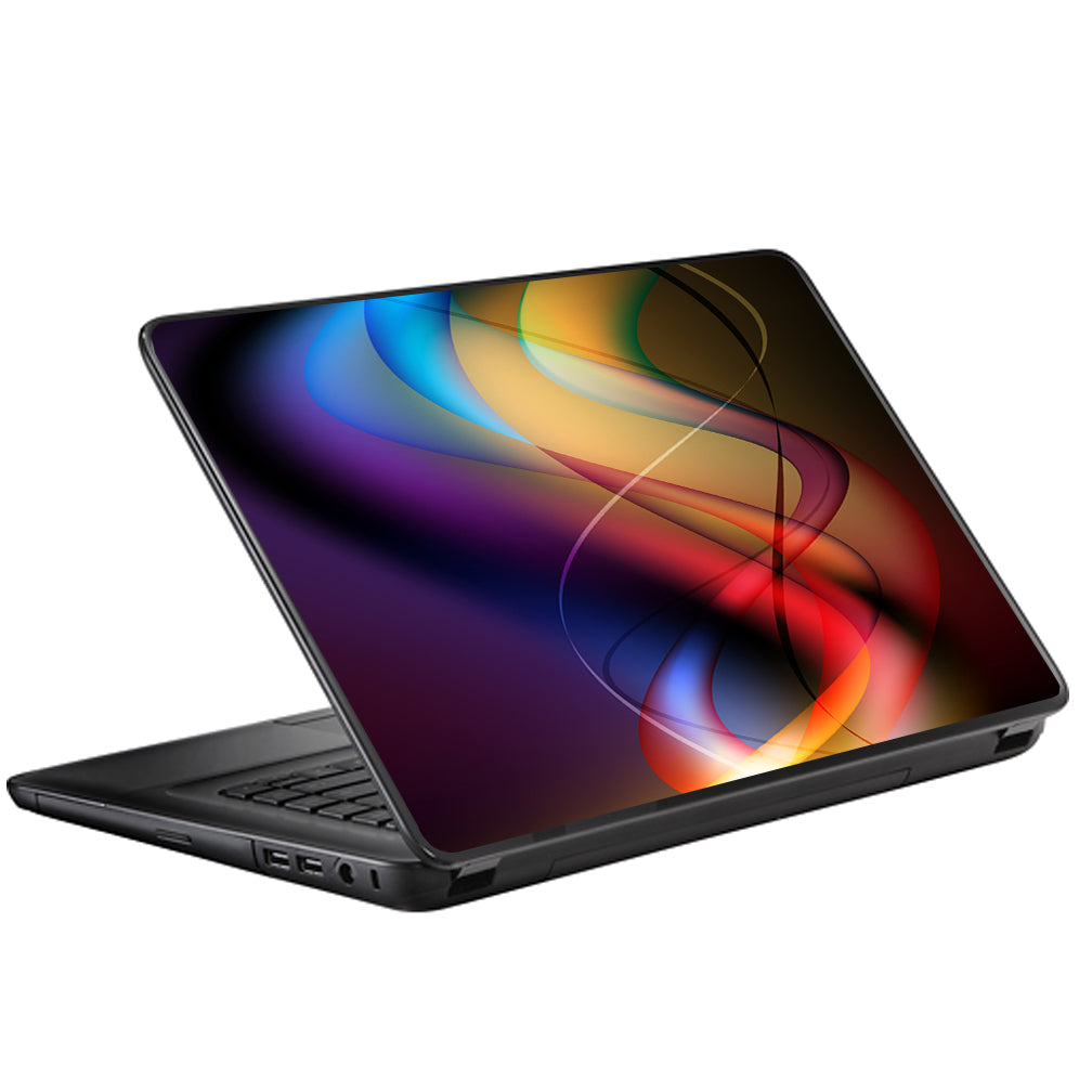  Smoke Faded Lines Universal 13 to 16 inch wide laptop Skin