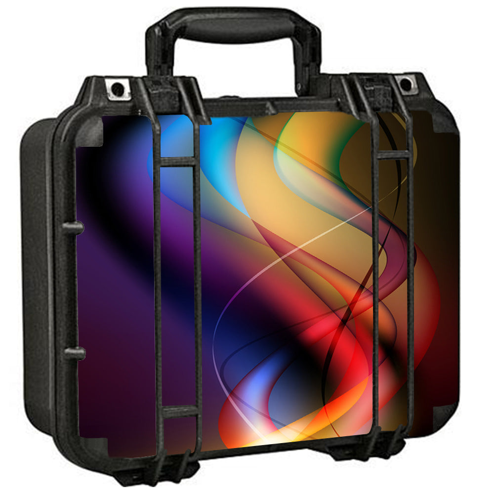  Smoke Faded Lines Pelican Case 1400 Skin