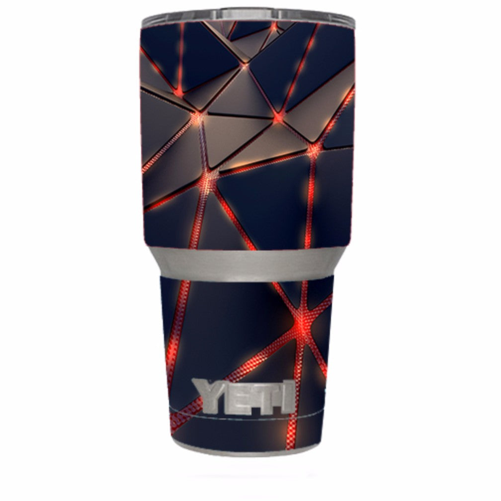  Retro Abstract Art Yeti 30oz Rambler Tumbler Skin