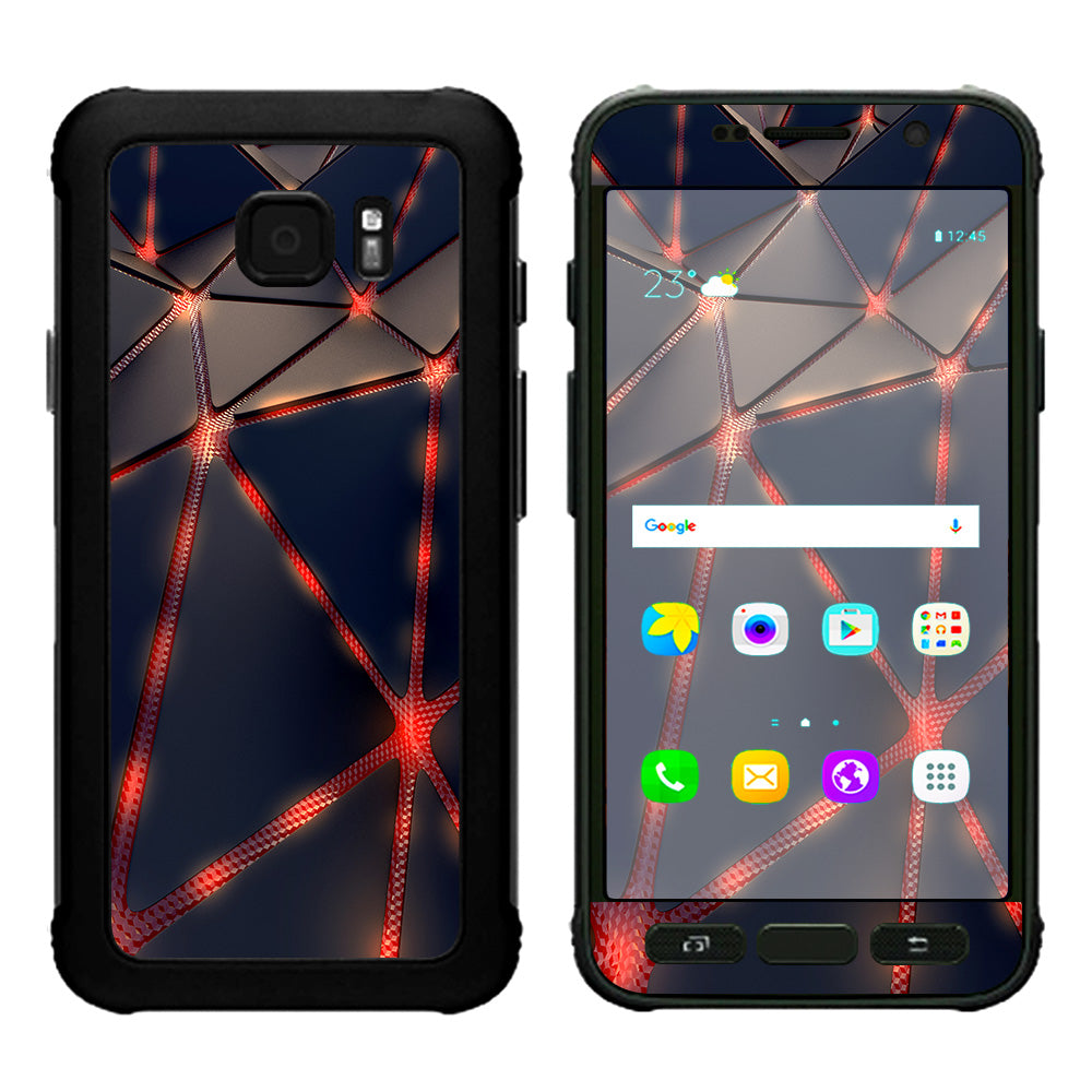  Retro Abstract Art Samsung Galaxy S7 Active Skin